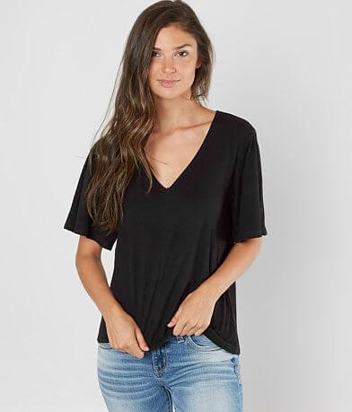 White Crow The Faux Suede T-Shirt full right side view