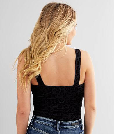 Z Supply Karena Leopard Bodysuit BACK
