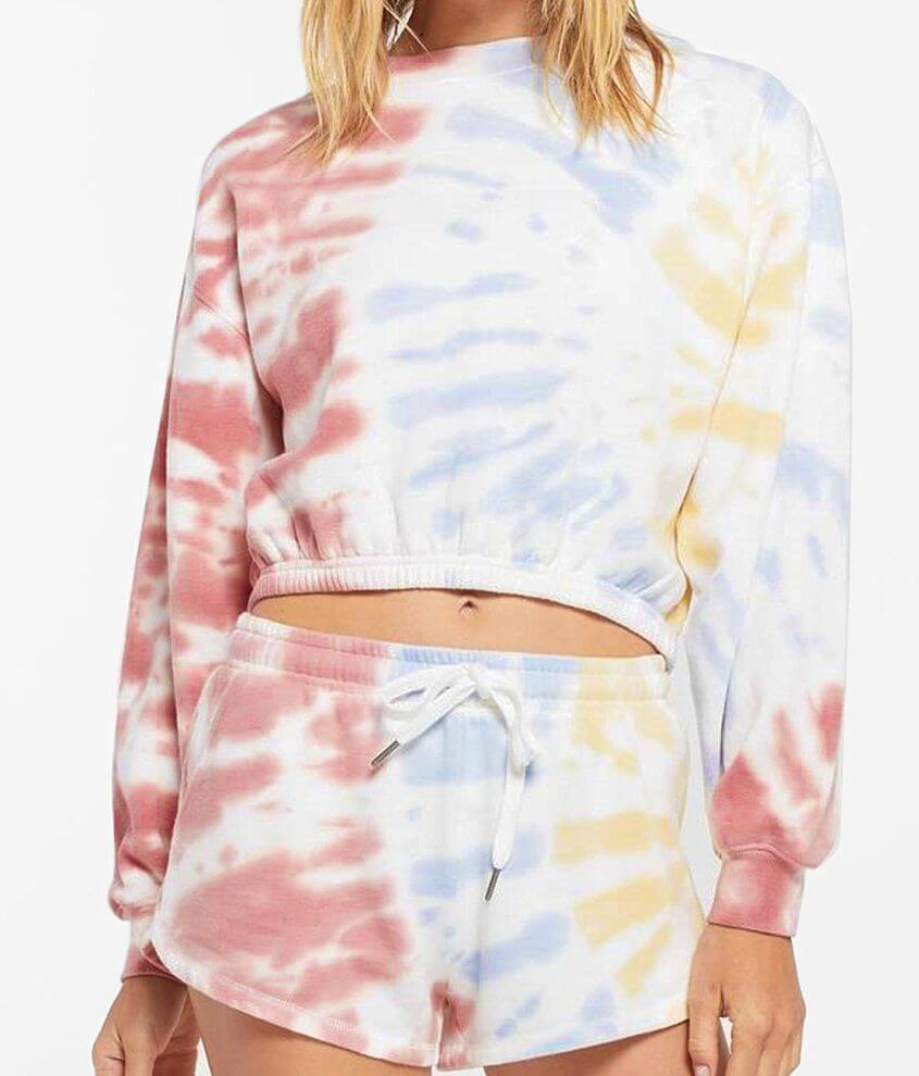 Z Supply Britton Tie Dye Pullover front view