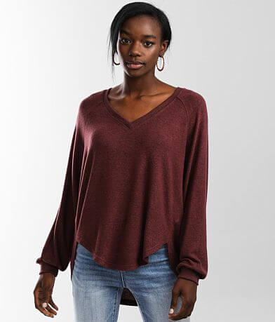 Z Supply Plira Marled Pullover FULL_LEFT_SIDE