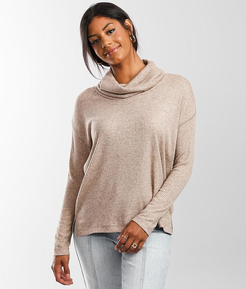 White Crow Cowl Neck Top - Women's Shirts/Blouses in Heather Latte | Buckle