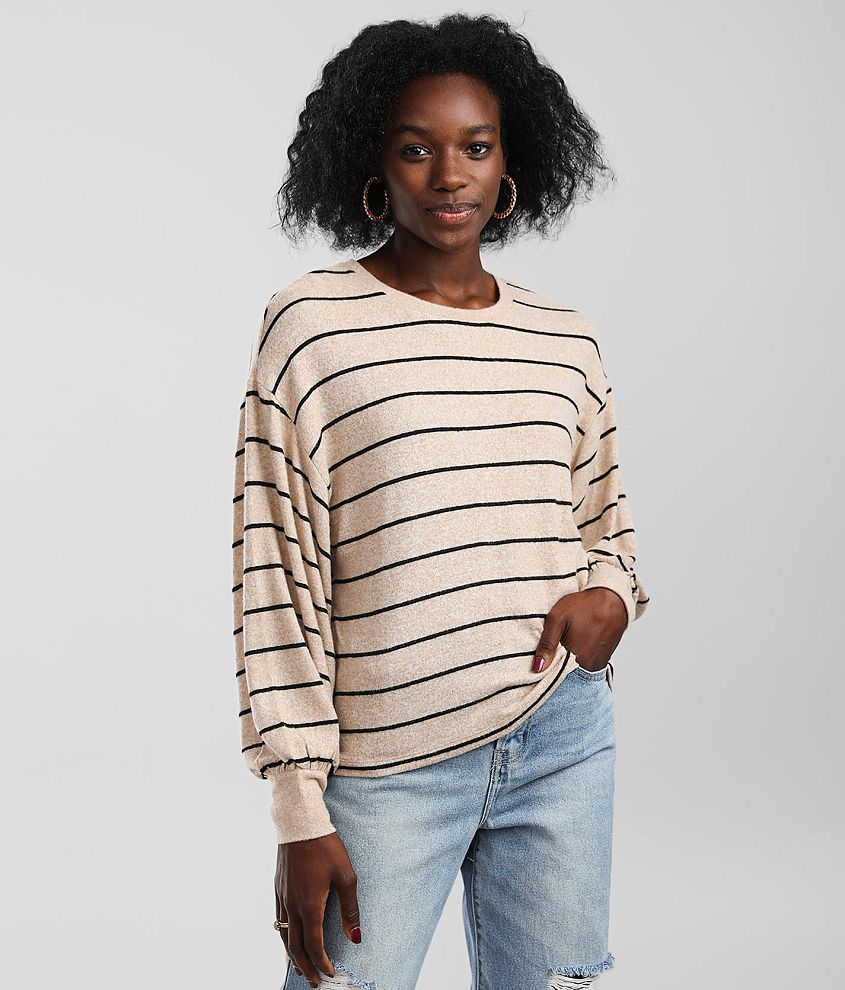 Z Supply Mira Striped Top - Women's Shirts/Blouses in Oatmeal | Buckle