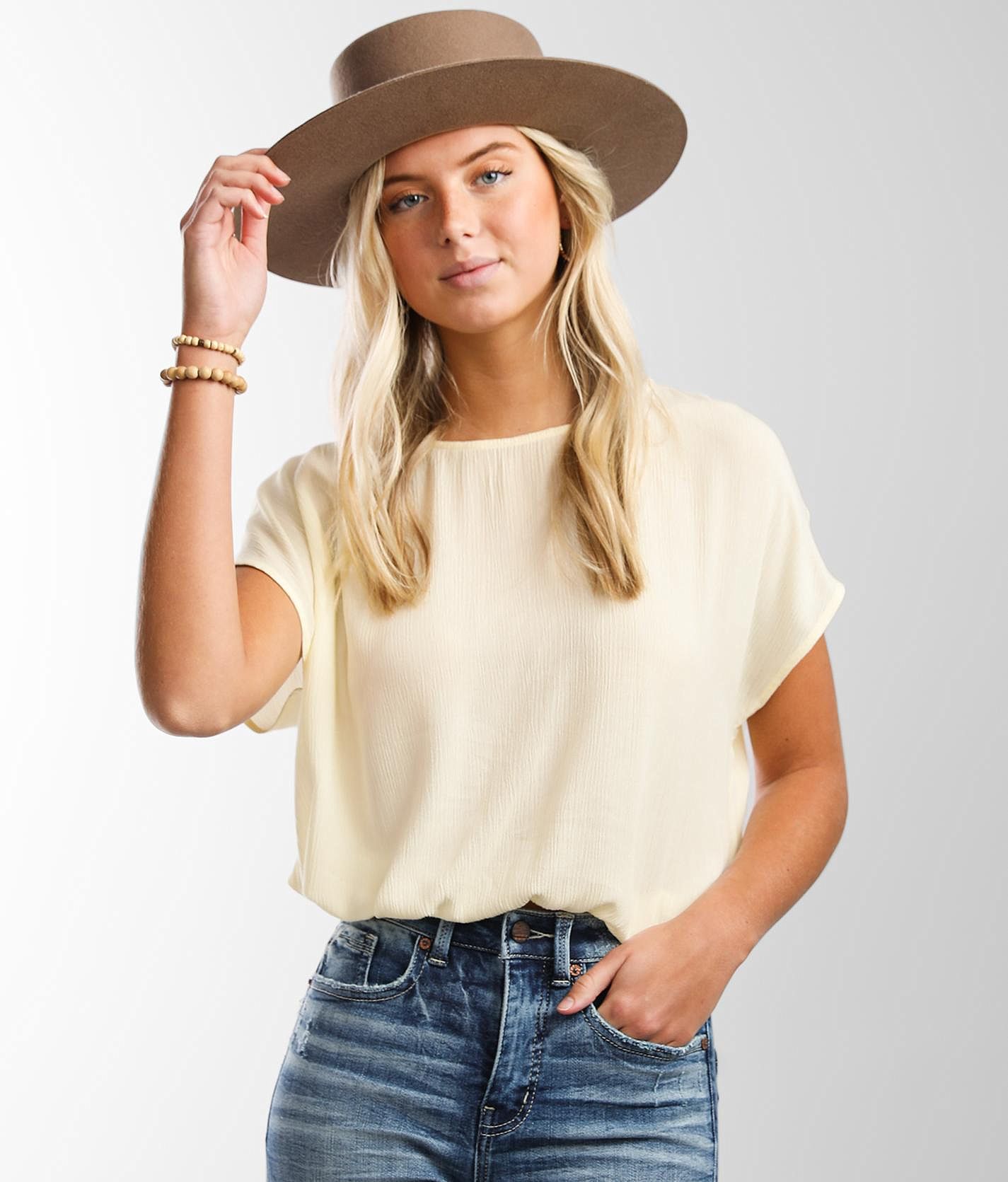 Z Supply Ollie Crinkle Top - Women's Shirts & Blouses in