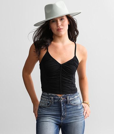 Z Supply Nora Cropped Tank Top front view