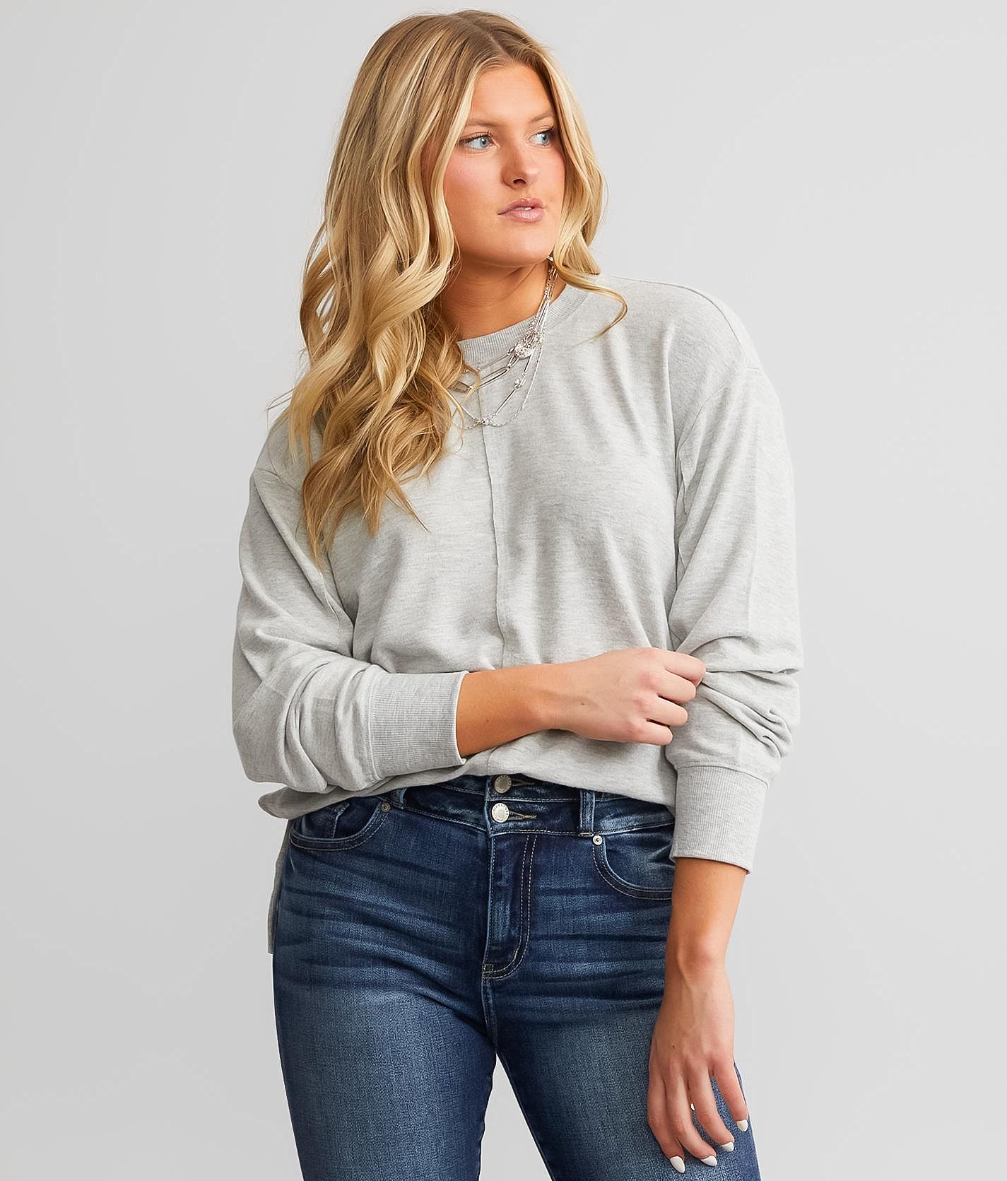 Z Supply Wilder Top - Women's Shirts & Blouses in Heather Grey