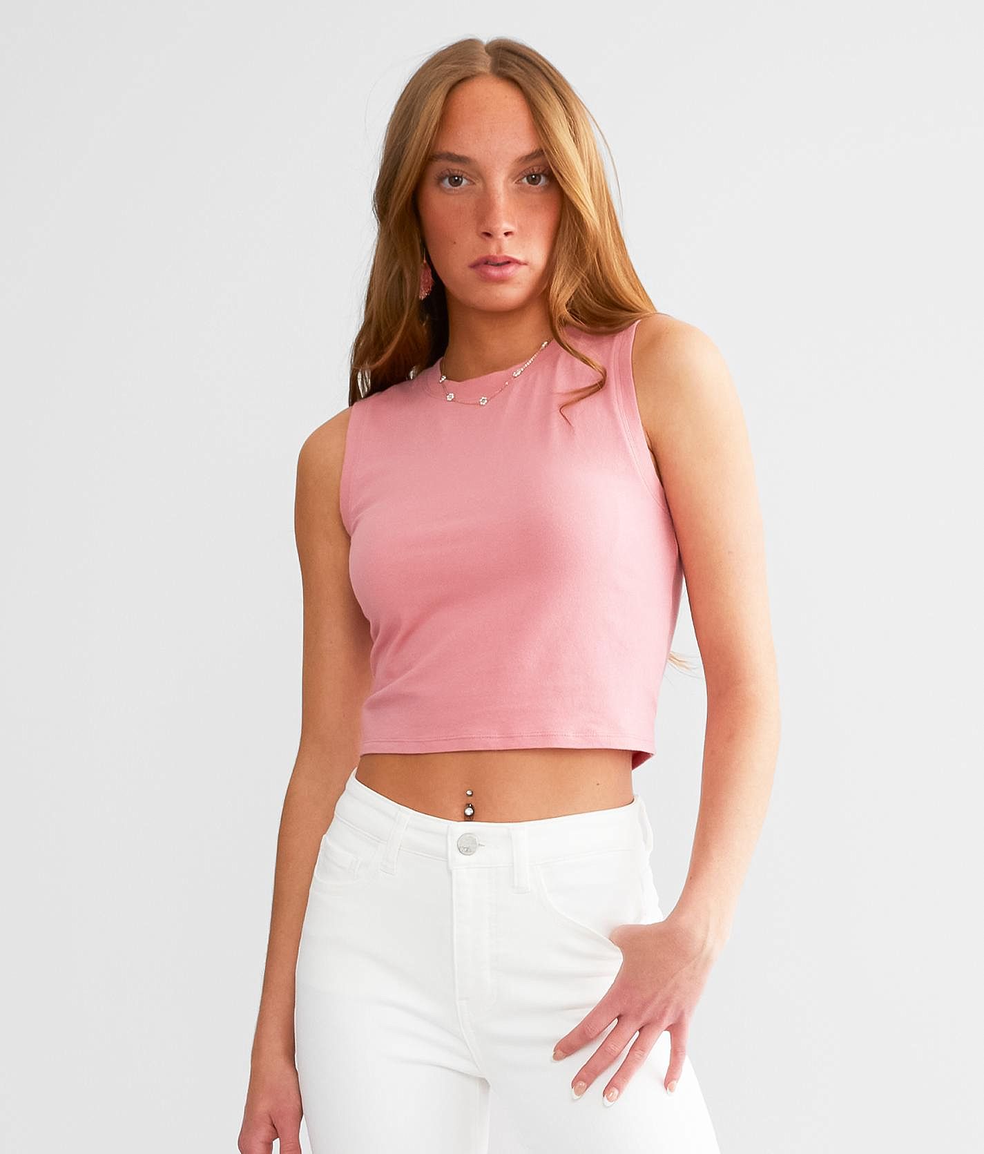 Z Supply Ivy Tank Top - Women's Tank Tops in Seashell Pink