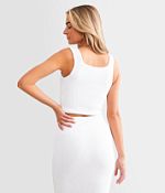 Z Supply Andez Cropped Tank Top - Women's Tank Tops in White