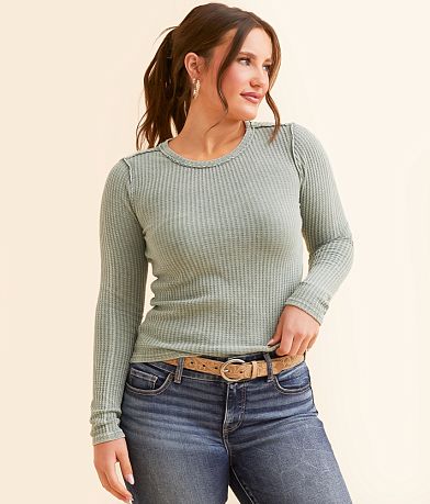 Z Supply Arlet Washed Thermal front view