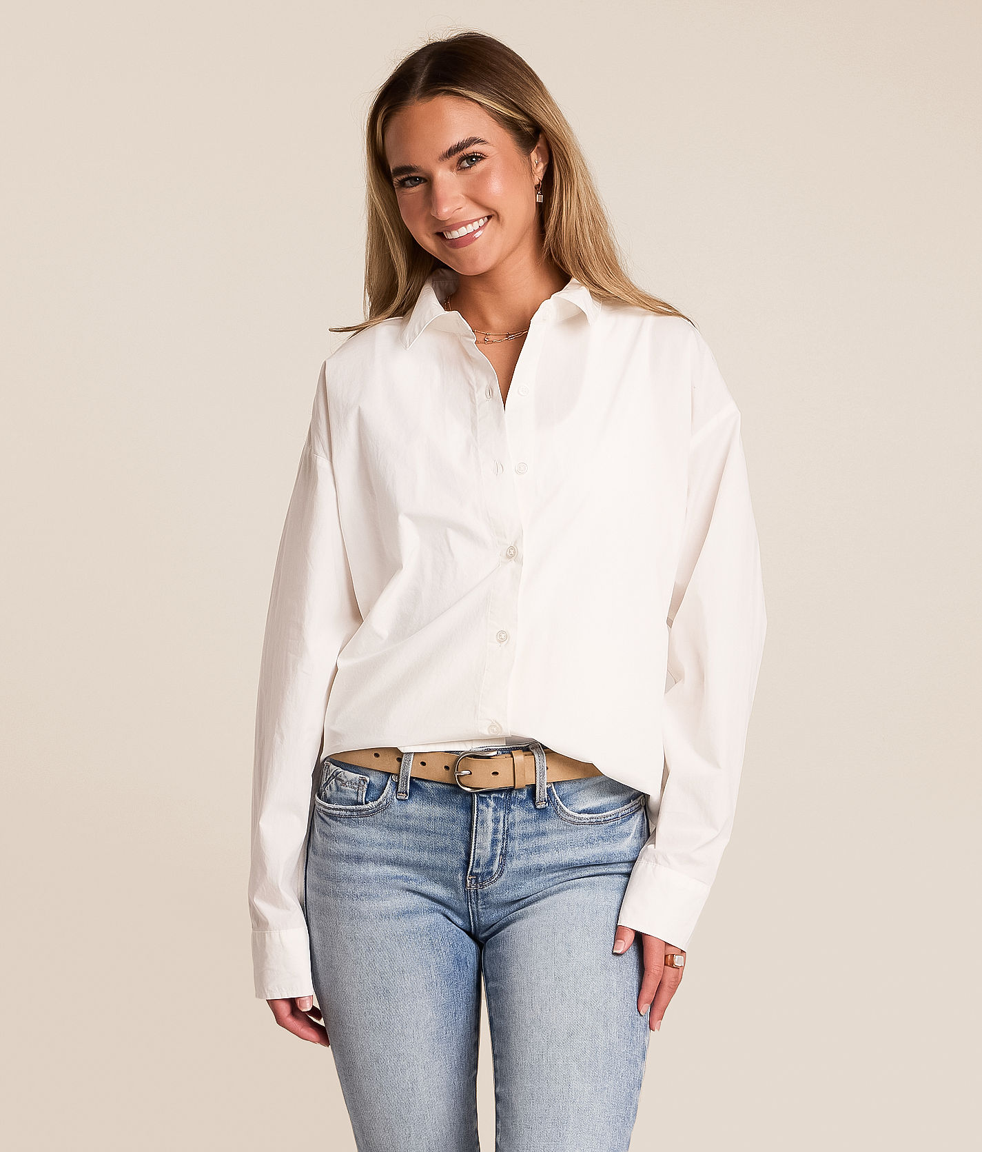 トップス Notiie Z Supply Elevated Poplin Blouse - Women's Shirts & Blouses in