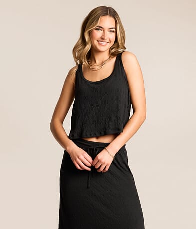 Z Supply Joanna Cropped Tank Top - Women's Tank Tops in Black | Buckle
