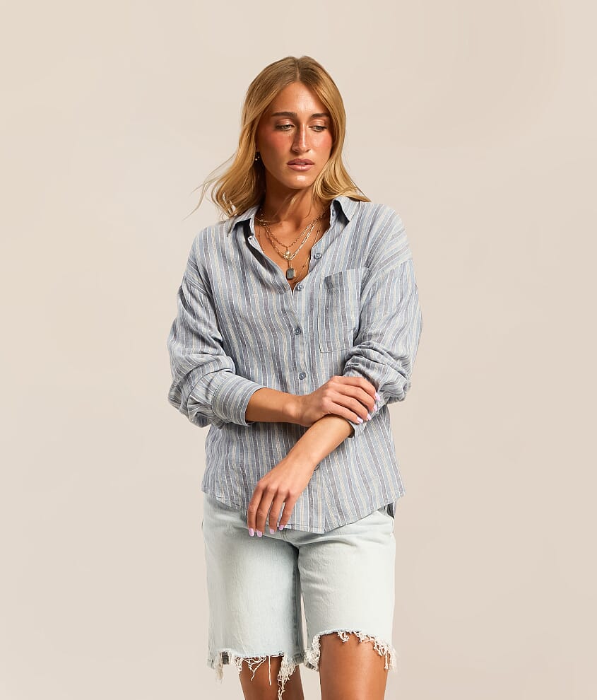 トップス RT-8118779614 Z Supply The Perfect Striped Shirt - Women's Shirts & Blouses in