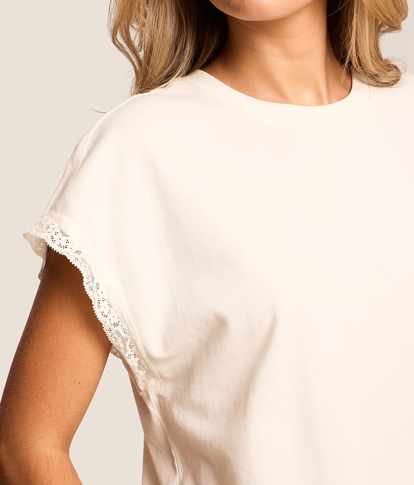 Marika Lace Trim T-Shirt