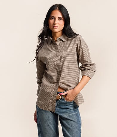 On Duty Gingham Shirt