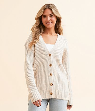 Z Supply Josie Cozy Cardigan Sweater front view