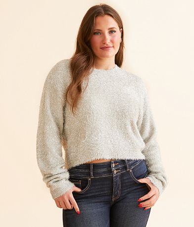 Z Supply Tinseltown Eyelash Sweater front view