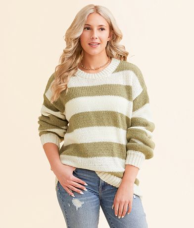 Z Supply Anders Striped Sweater front view