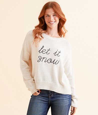 Z Supply Sienna Let It Snow Sweater FULL_LEFT_SIDE