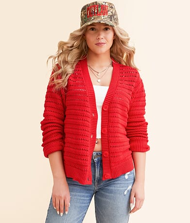 Z Supply Romance Cardigan Sweater front view