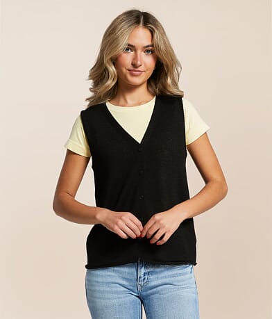 Z Supply Wanderlust Sweater Vest front view