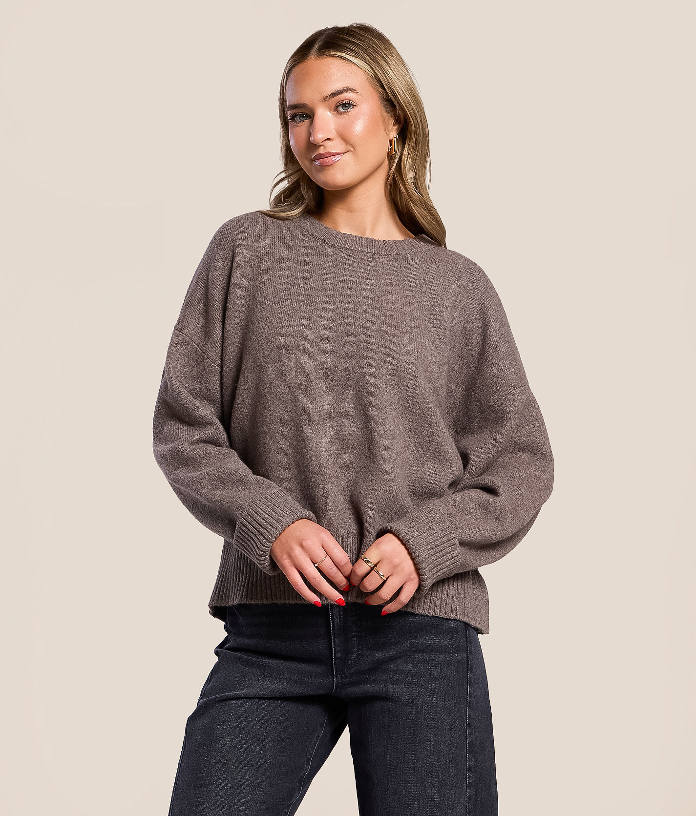 ローレン Z Supply Cirrus Cozy Sweater - Women's Sweaters in Burnt Ash