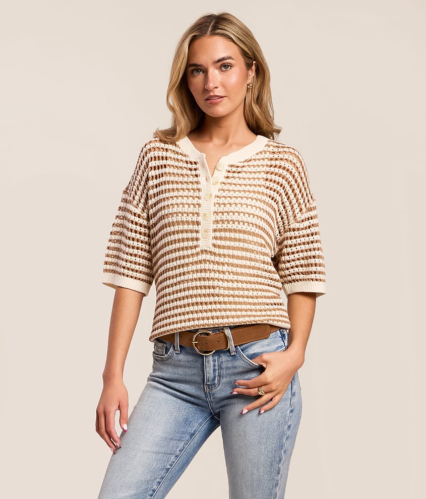 Z Supply Kylo Henley Sweater - Women's Sweaters in Taro | Buckle