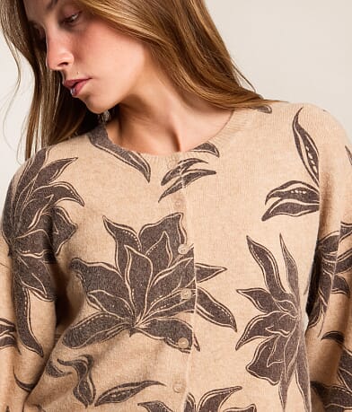 Valor Floral Cardigan Sweater thumbnail 4