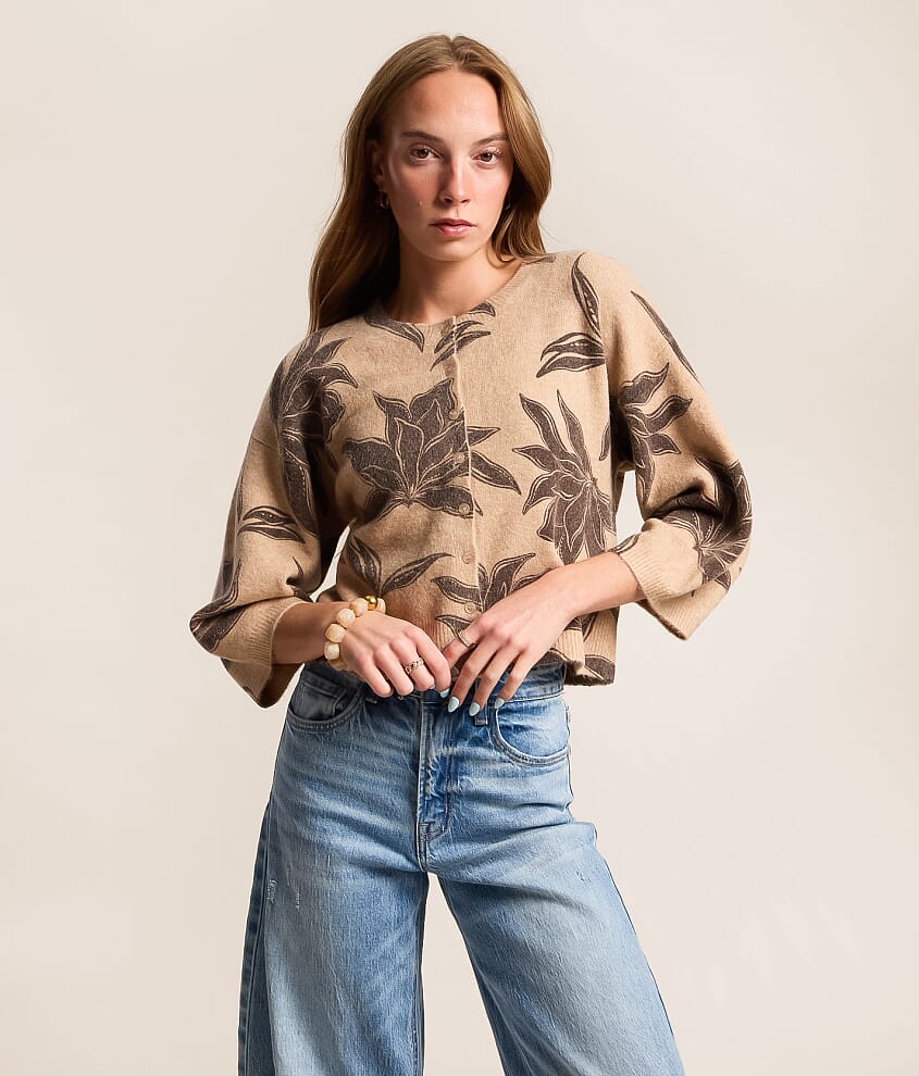 Valor Floral Cardigan Sweater