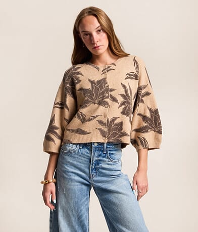 Valor Floral Cardigan Sweater thumbnail 2