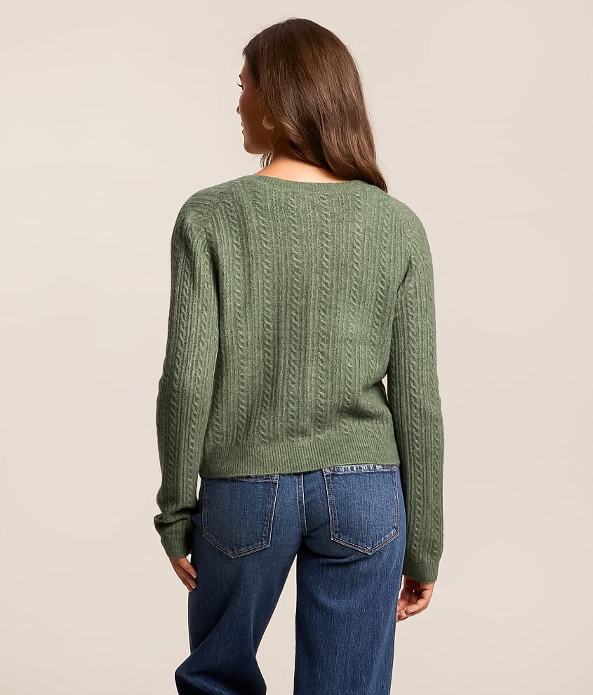 Medina Pointelle Cardigan Sweater