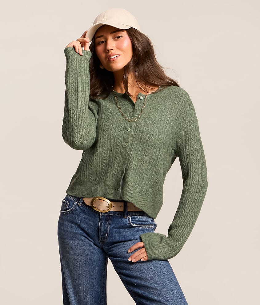 STONE  ニットカーディガン Z Supply Medina Pointelle Cardigan Sweater - Women's Sweaters in