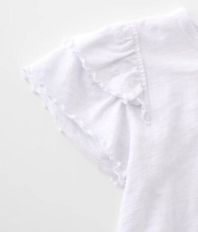 Z Supply Girls - Lila Ruffle T-Shirt misc detail 1 view