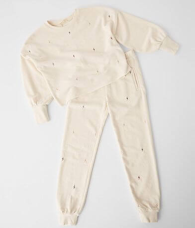 Z Supply Girls - Kira Lightning Bolt Pullover misc detail 1 view