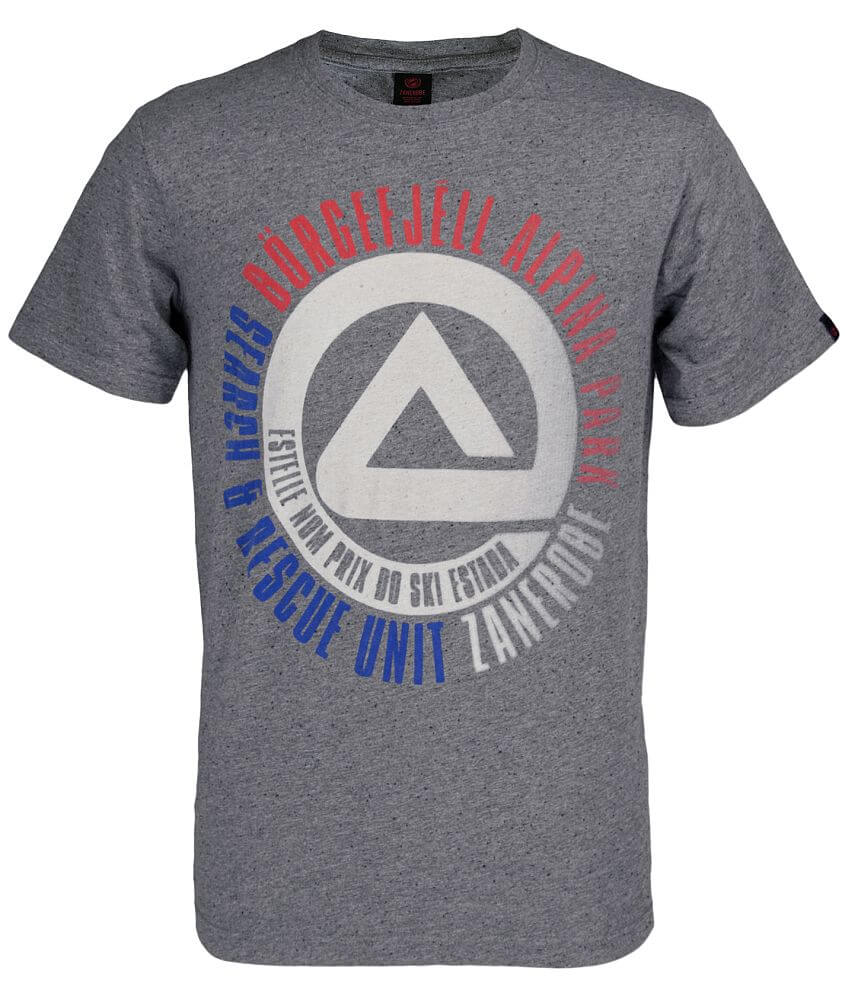 Zanerobe Alpina T-Shirt - Men's T-Shirts in Dark Grey |