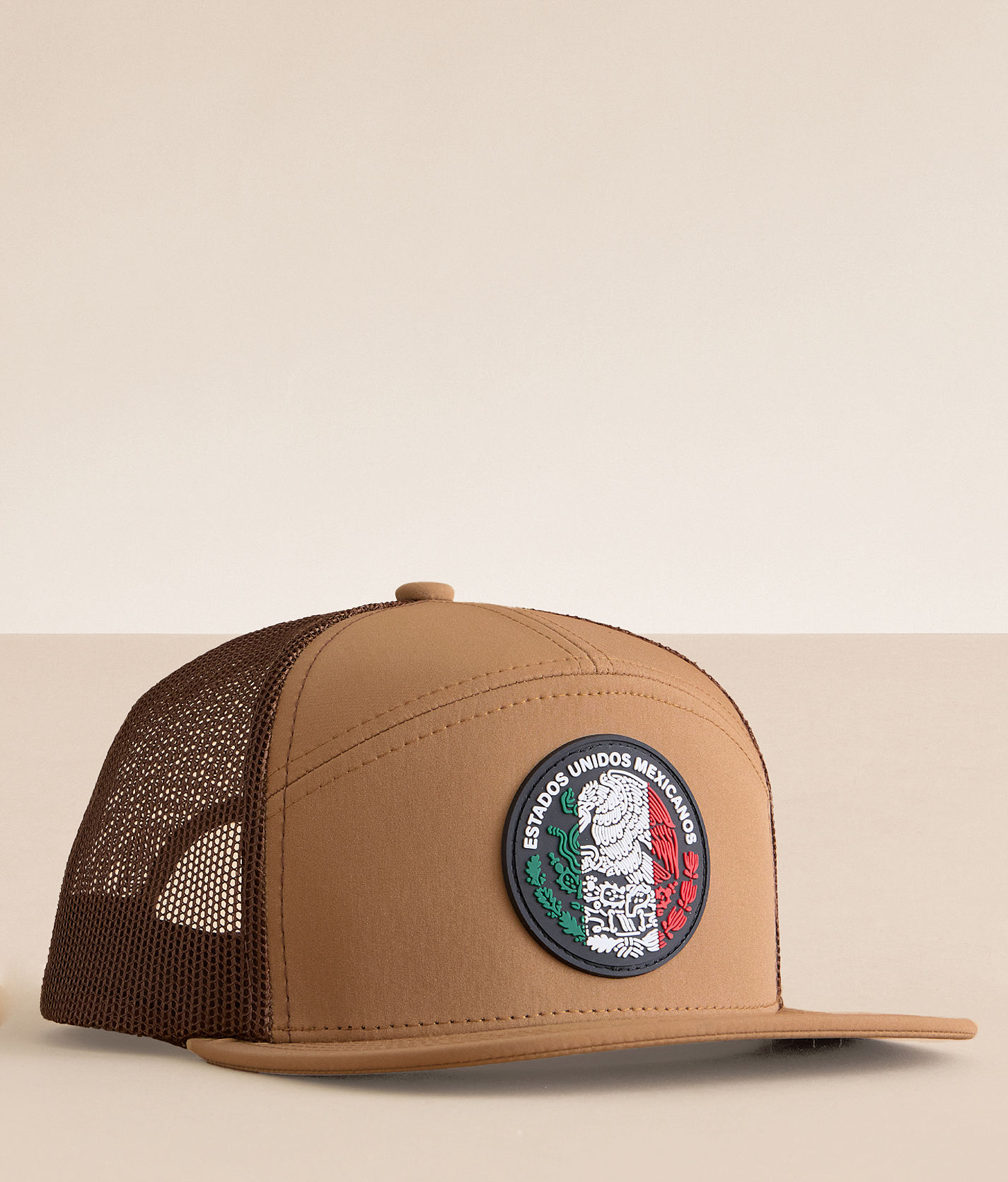 Zion Black Eagle Mexico Trucker Hat - Men's Hats in Light