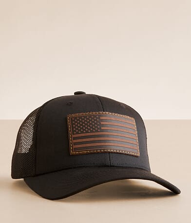 Zion USA Patch Trucker Hat front view