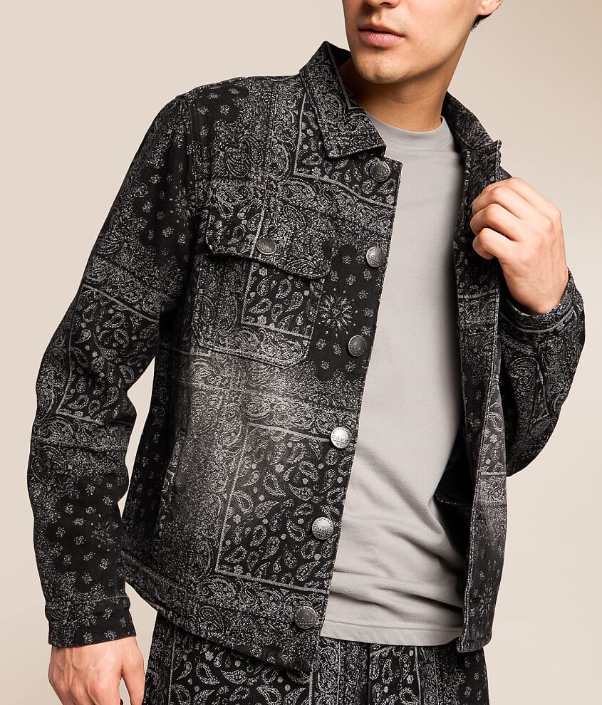 Paisley Denim Trucker Jacket