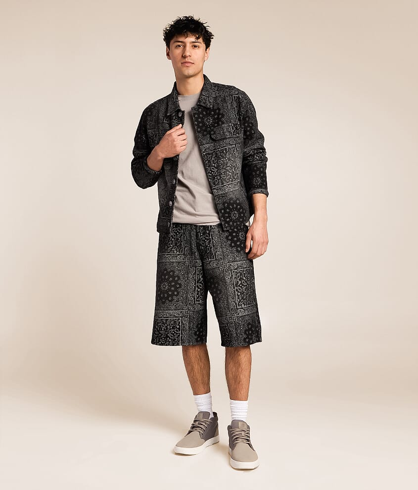 Paisley Denim Trucker Jacket