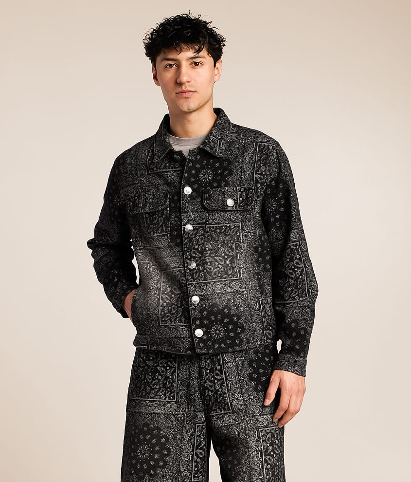 Paisley Denim Trucker Jacket
