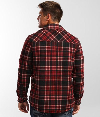 Departwest Plaid Fleece Shacket BACK