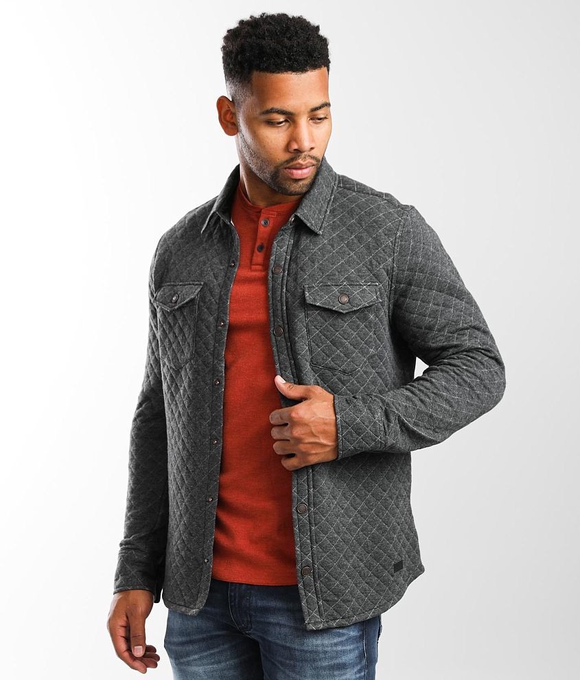 Outpost Makers Quilted Flannel Shacket - Men's Coats/Jackets in