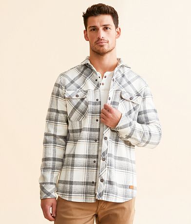 Outpost Makers Plaid Shacket front view
