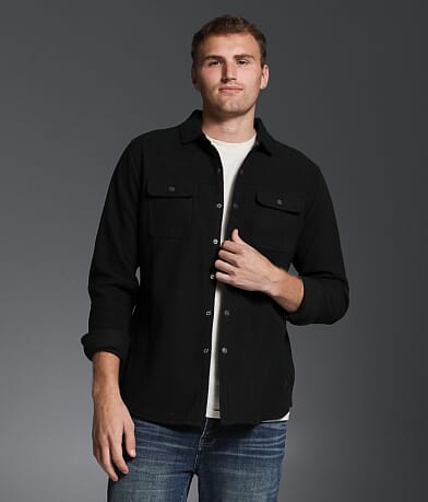 Outpost Makers Textured Flannel Athletic Shirt front view