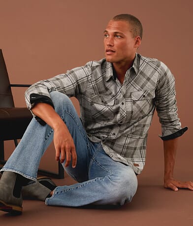 Outpost Makers Flannel Knit Standard Shirt front view