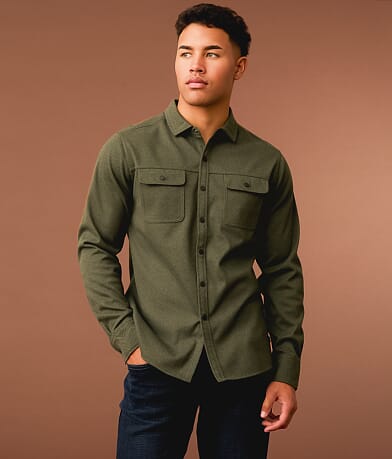 Outpost Makers Flannel Athletic Shirt front view