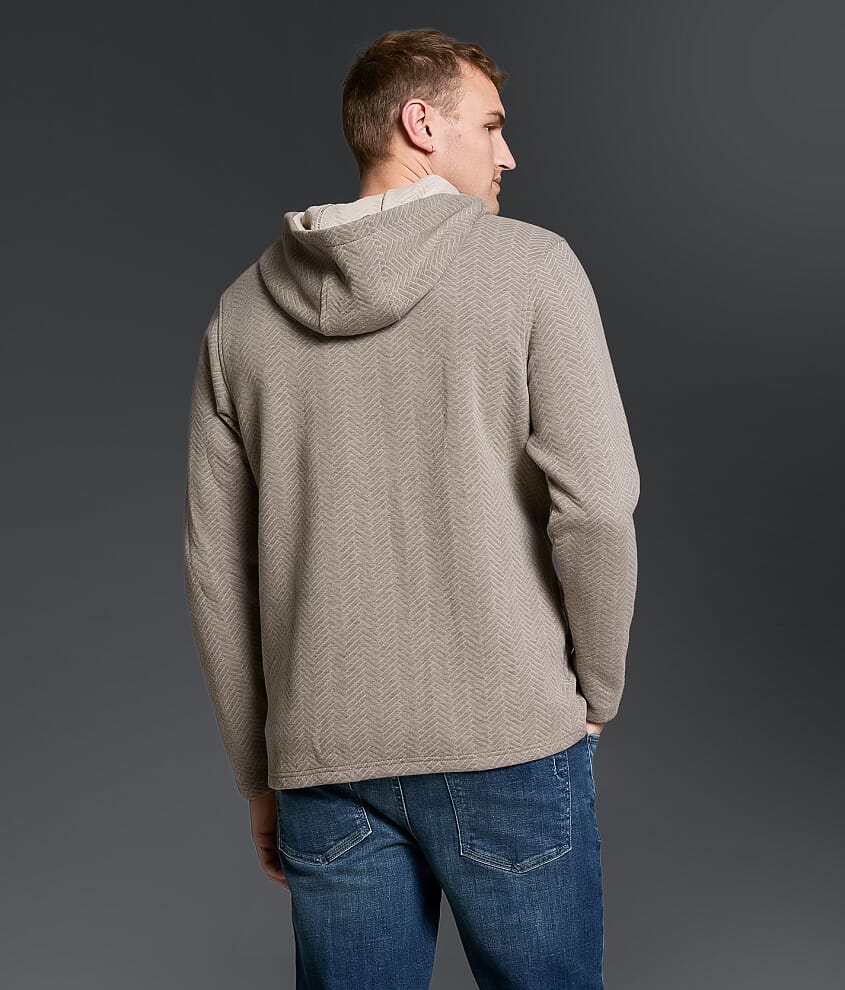 Herringbone Quilted Hoodie