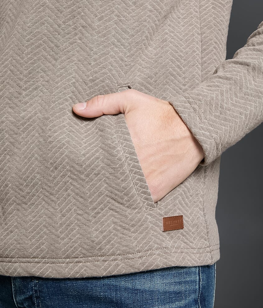 Herringbone Quilted Hoodie